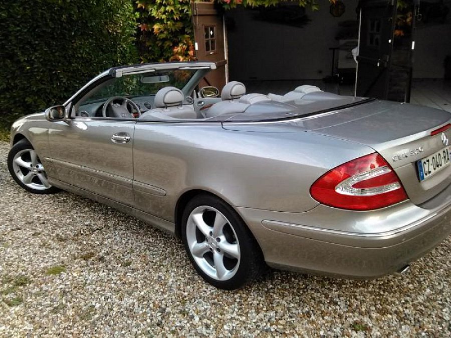 Mercedes Classe Clk Cabriolet A Elegance Cabriolet Gris Clair