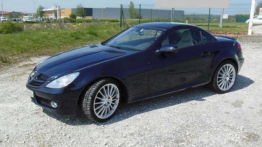 Mercedes Classe Slk R K Ch Cabriolet Bleu Fonc Occasion