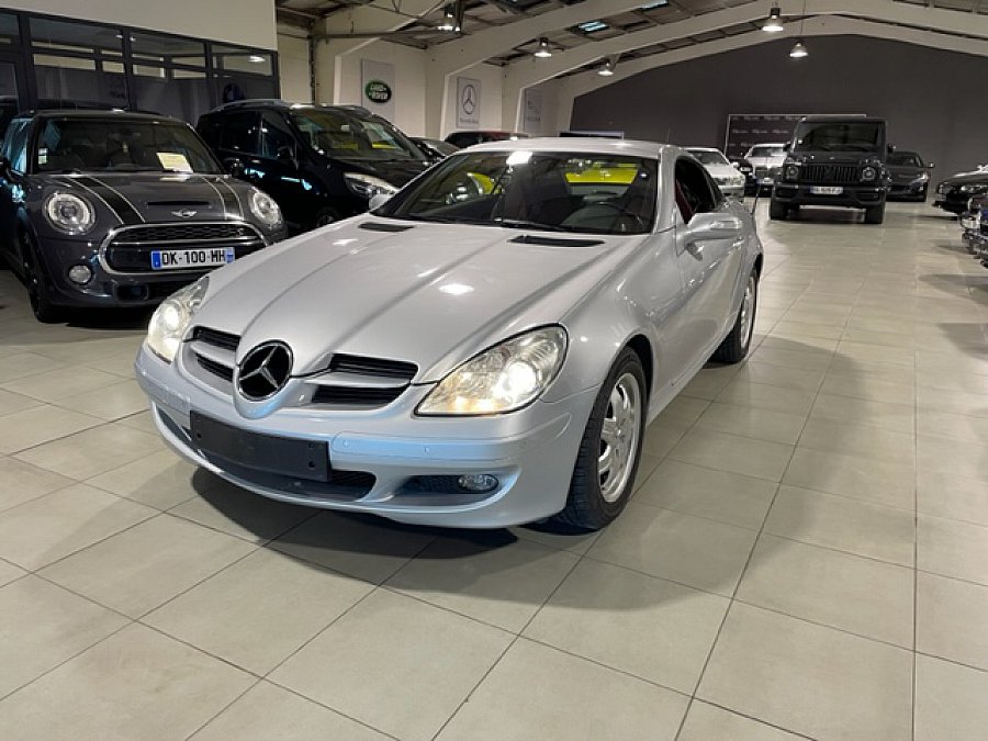 MERCEDES CLASSE SLK R171 200 K 163 Ch Cabriolet Gris Occasion 13 500