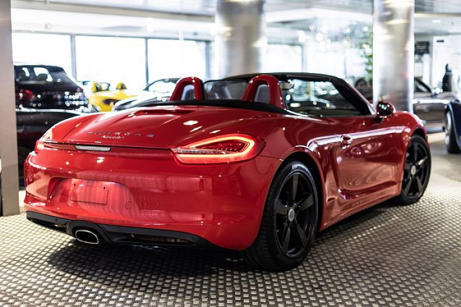 PORSCHE BOXSTER 981 2 7i Cabriolet Rouge Occasion 45 900 40 500