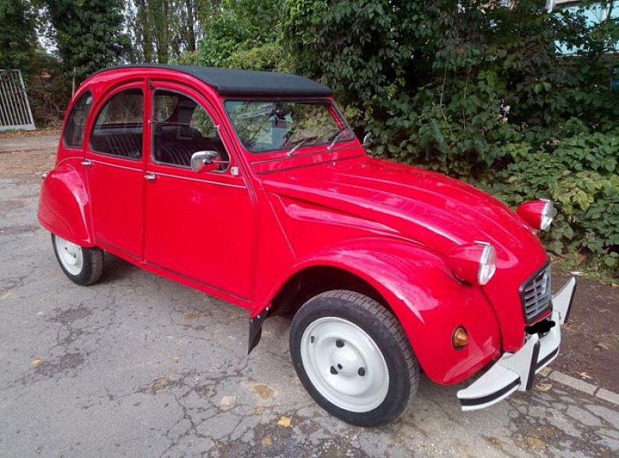 CITROEN 2 CV Type AZKA cabriolet Rouge occasion  14 200 