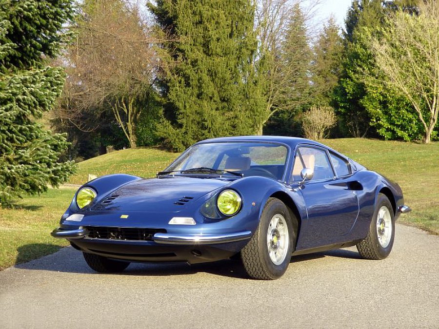 FERRARI DINO 246 GT  coup  Bleu  occasion 475 000  500 