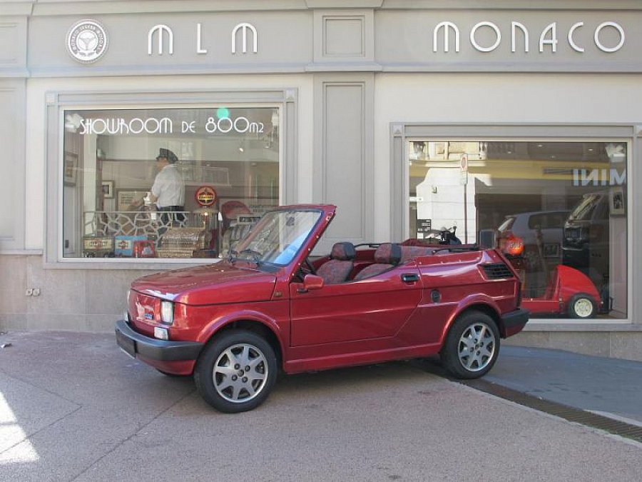  FIAT  126  Bis cabriolet Rouge  occasion 0  10 071 km 