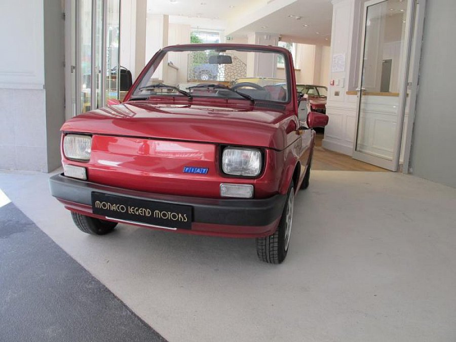  FIAT  126  Bis cabriolet Rouge  occasion 0  10 071 km 