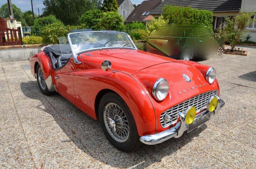 TRIUMPH TR3 cabriolet Rouge occasion  29 500  65 000 