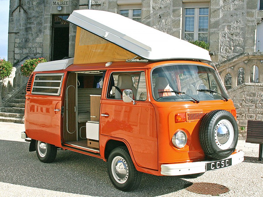 VOLKSWAGEN COMBI T2 Westfalia monospace Orange occasion - 28 950 € - 60 ...